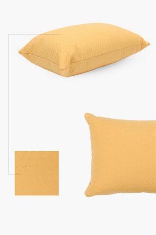 Soft Touch Chevron Usonic Scatter Cushion, 30x45cm