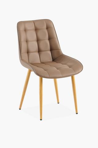 Quilted Pu Dining Chair
