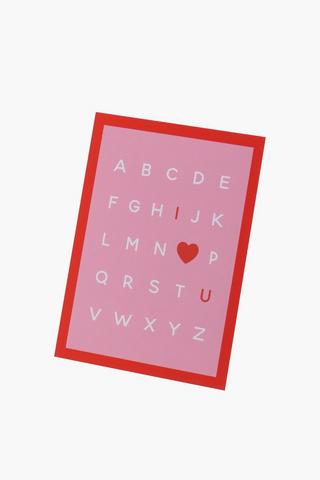 Valentines Gift Card Mini