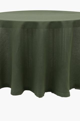 100% Cotton Round Tablecloth, 180 Cm