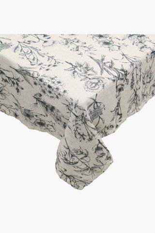 Roberta Floral Tablecloth, 135x230cm