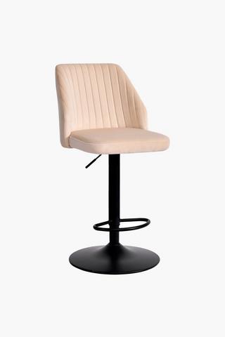 Ribbed Gaslift Bar Chair