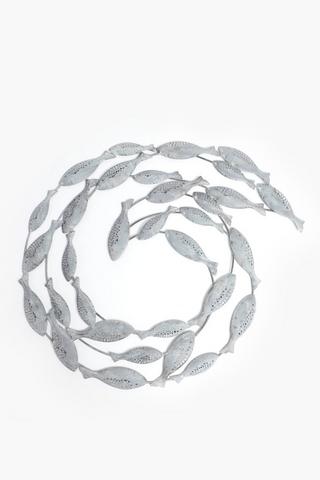 Dimensional Circular Fish, 80x69cm