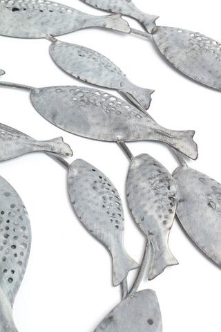 Dimensional Circular Fish, 80x69cm