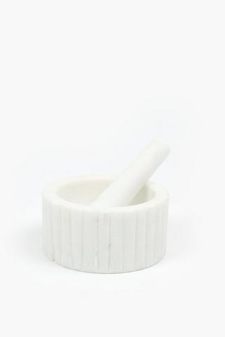 Snow Marble Pestle And Mortar