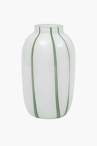 Wave Bottle Glass Vase, 15x26cm