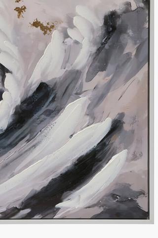 Embossed Gold Waves, 60x90cm