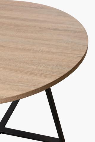Round U-leg Dining Table