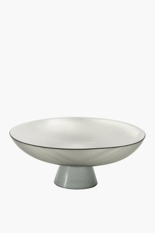 Fluted Glass Bowl, Large

