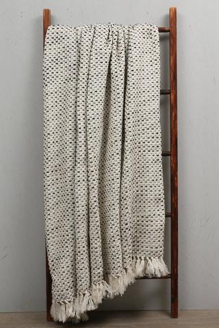 Polycotton Woven Throw, 200x220cm