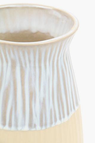 Textured Glaze Ceramic Vase, 18x33cm