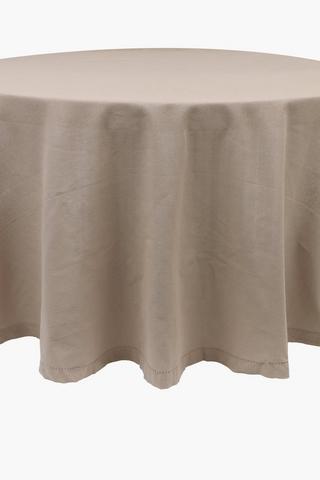 100% Cotton Round Tablecloth, 180 Cm