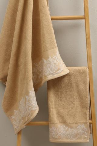 Embroidered Wetherby Floral Cotton Hand Towel, 50x90cm