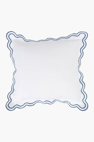 Scallop Scatter Cushion, 60x60cm
