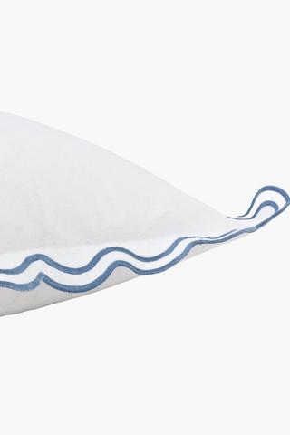 Scallop Scatter Cushion, 60x60cm