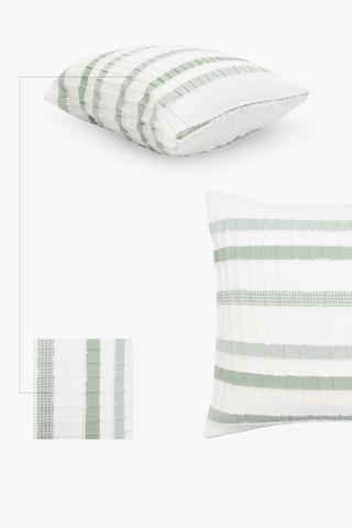 Tufted Stripe Scatter Cushion, 60x60cm