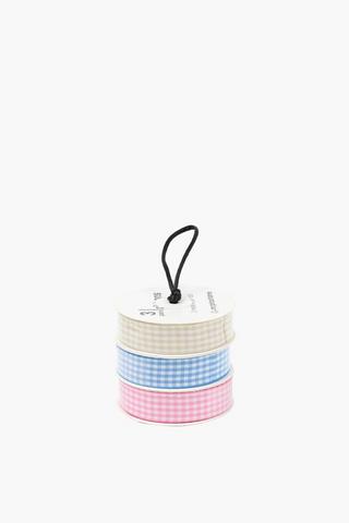 3 Pack Checkered Ribbon