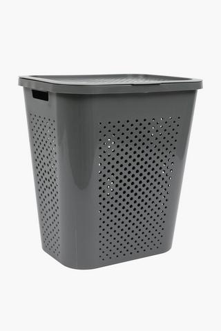 85l Dotted Laundry Basket, L55xw44xh59cm