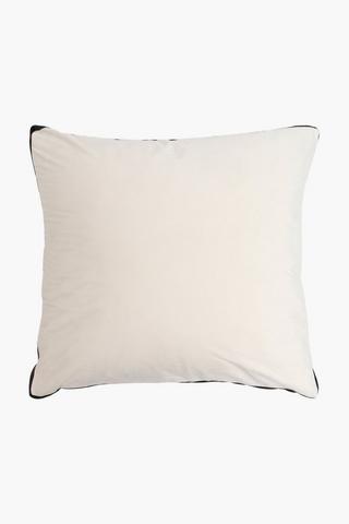 Gusset Textured Plain Scatter Cushion, 60x60cm