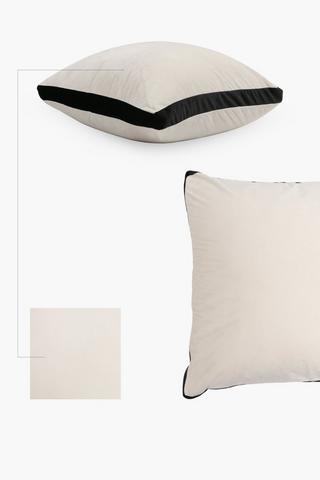 Gusset Textured Plain Scatter Cushion, 60x60cm