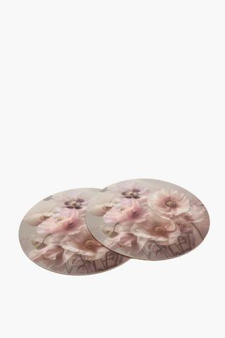 Glenda Floral Cork Placemat Pack