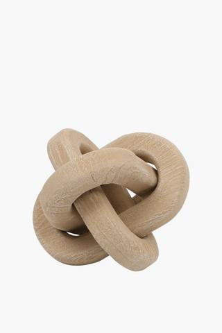 Moxxi Wood-look Chain Decor, 15cm