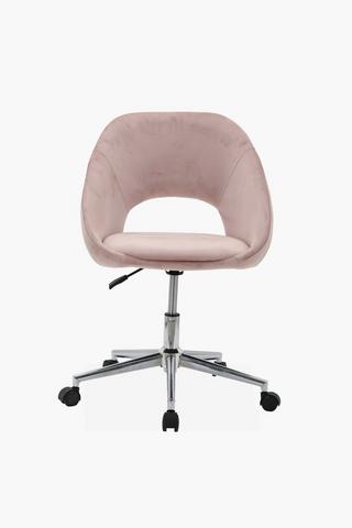 Velvet Office Chair
