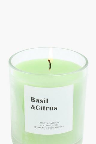 Basil And Citrus Candle, 230g