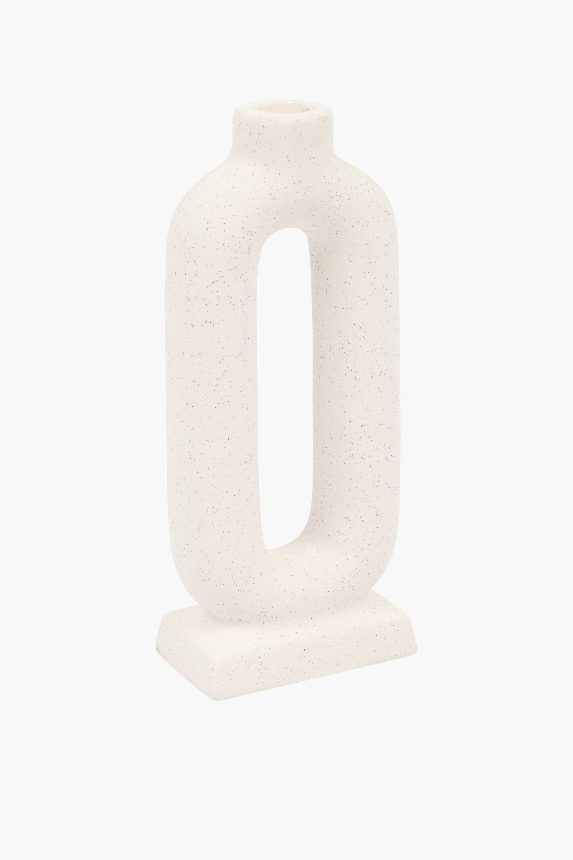 COZY LIVING Candle Holder Oval Shape Beige main image 0