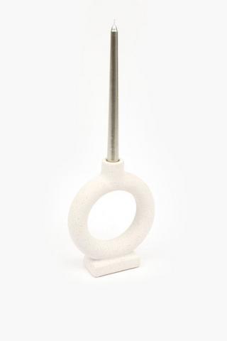 Doughnut Textured Candle Holder, 17x20cm