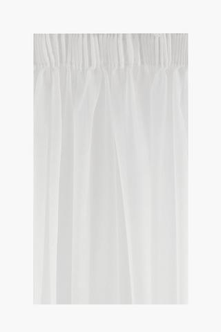 Sheer Voile Taped Curtain, 290x218cm