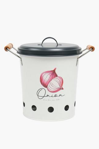 Galvanised Onion Storage Box