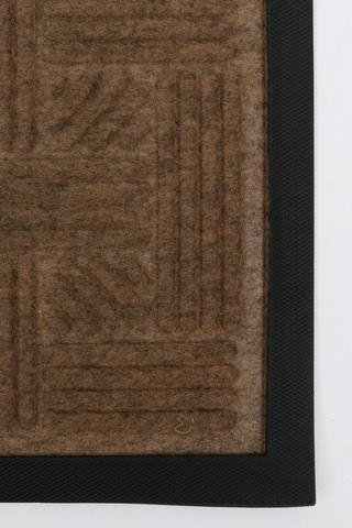 Polyester Geometric Door Mat, 40x60cm
