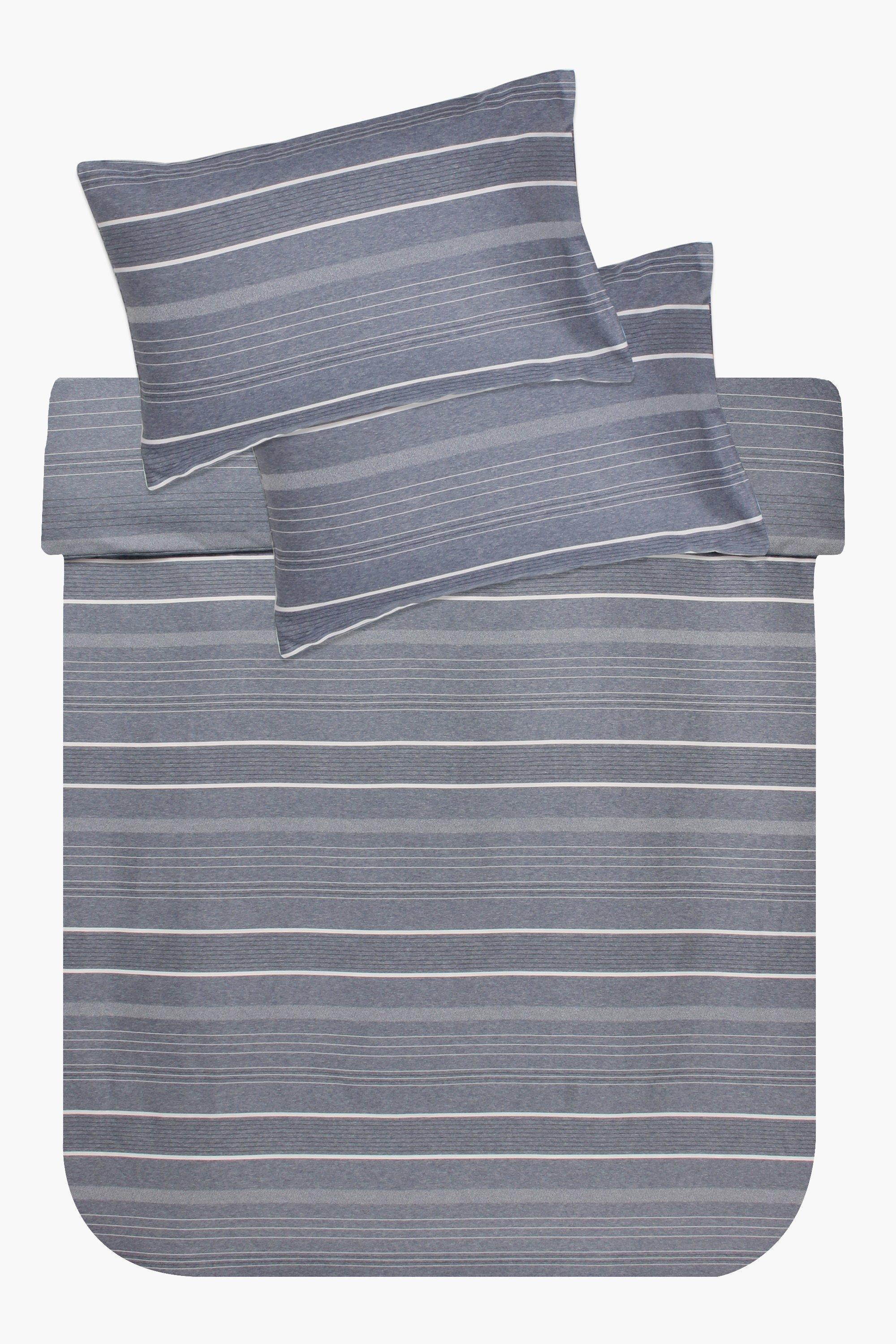 Marl Stripe Duvet Cover Set