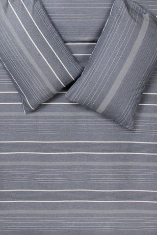 Marl Stripe Duvet Cover Set