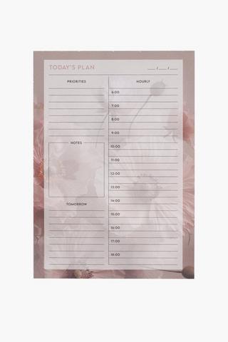 Glenda Floral Daily Organiser A5