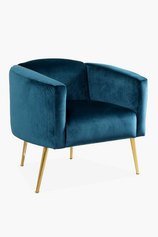 Camilla Tub Velvet Chair