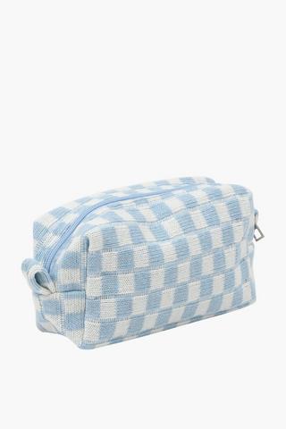 Checkered Pencil Bag