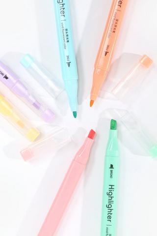 Pack Of 6 Large Highlighters