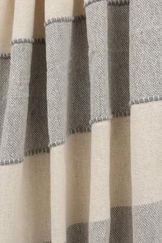 Polycotton Multi Stripe Throw, 140x180cm