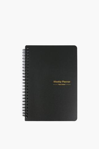 Weekly Planner Non Dated A5