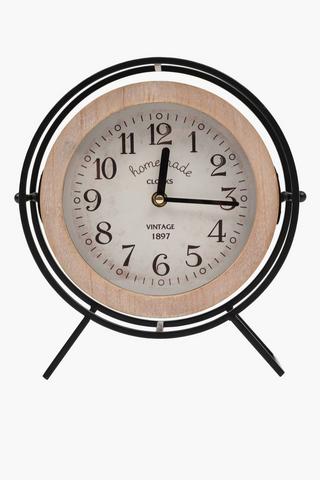 Rustic Rotator Clock, 23cm