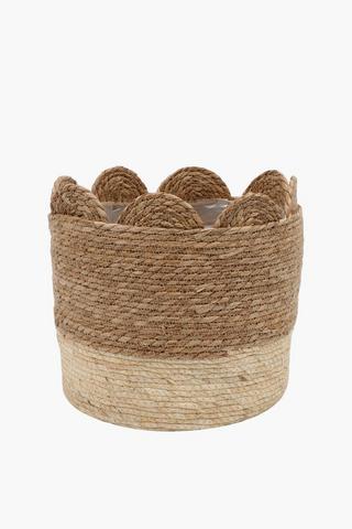 Just Crown Basket Planter, 36x34cm