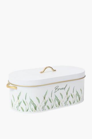Metal Leaf Bread Bin