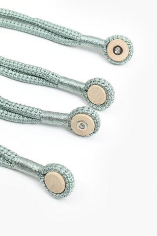 2 Pack Double Rope Magnetic Tie Back
