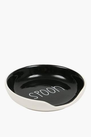 Ceramic Script Spoon Rest