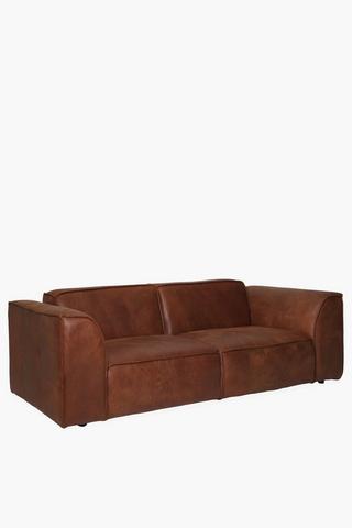Lucca Leather 3 Seater Sofa