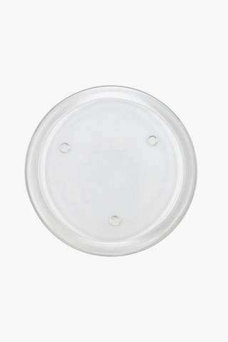 Glass Candle Plate, 19cm