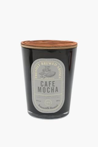 Cafe Mocha Glass Candle, 840g