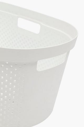 Dotted Tote Utility Basket, 40l